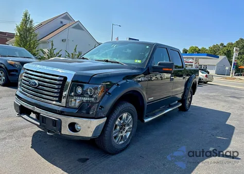 2011 Ford F150 Supercrew из США, поврежденный, VIN 1FTFW1ET6BFB74527